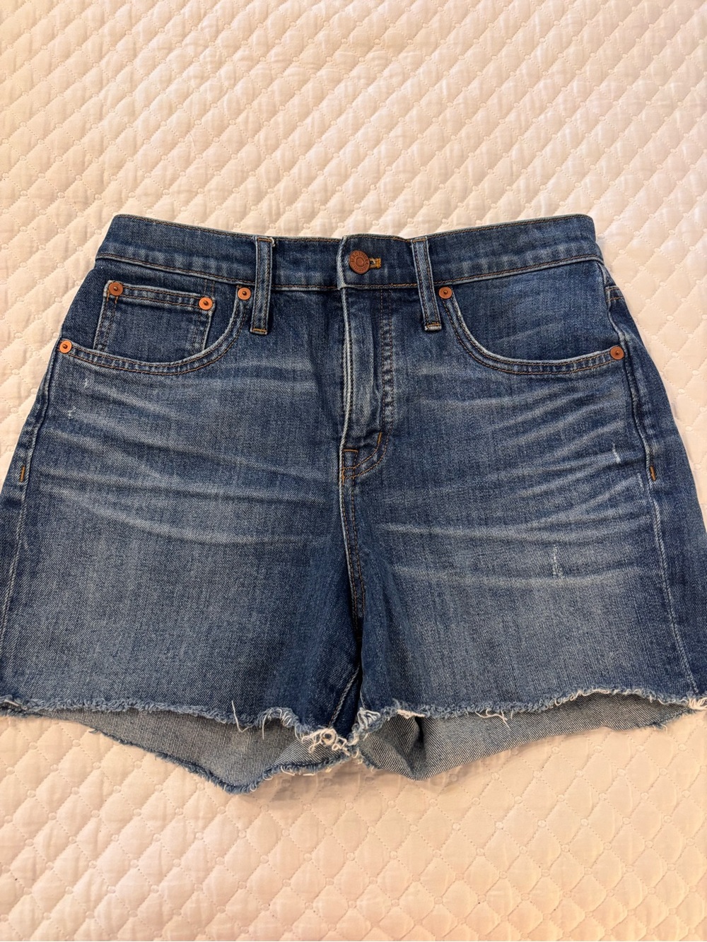 Madewell High-Rise Denim Cutoff shorts